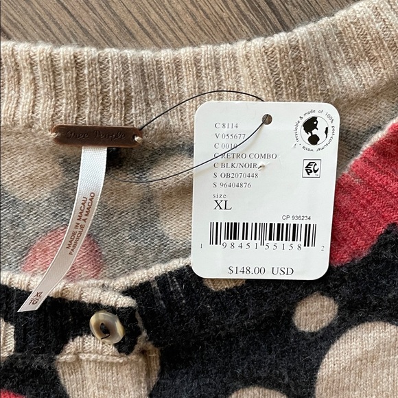 Free People Nocturnal Cashmere Blend Cardigan - Picture 5 of 8
